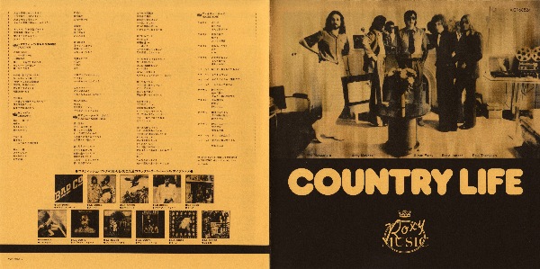 Japanese insert outside, Roxy Music - Country Life